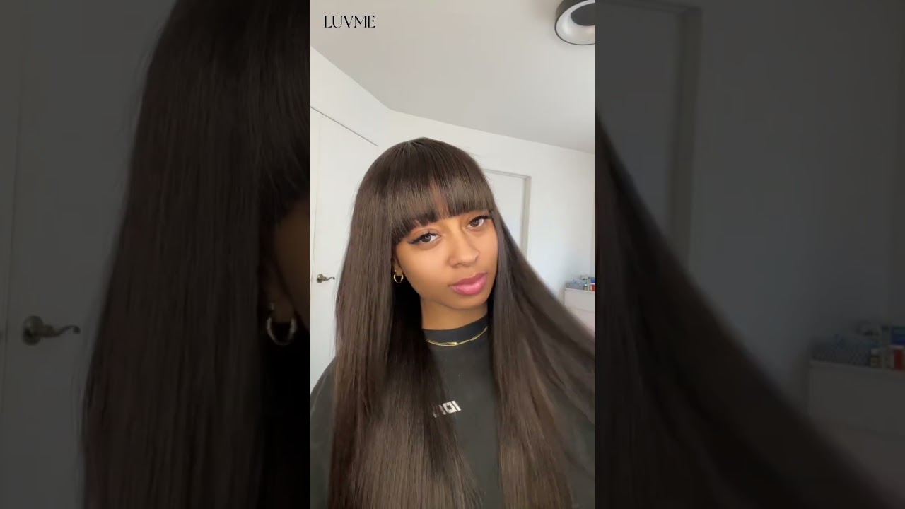 Quick & easy🔥Beginner friendly bang wig help u save ur time😍👏🏾   