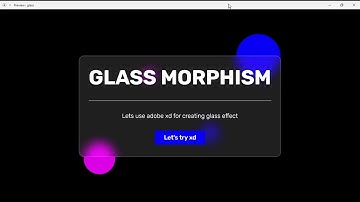 Glassmorphism UI Trend 2021 #UIUX #UXdesign #adobexd