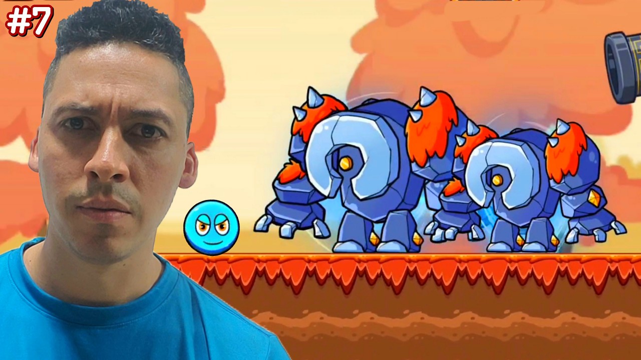 Ball V - Red Boss Challenge - #7 - Elimino Al Gigante De Roca - Juegos De MELVIN