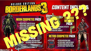 BORDERLANDS 3 Guide- Possible How To Fix Missing Preorder Bonuses
