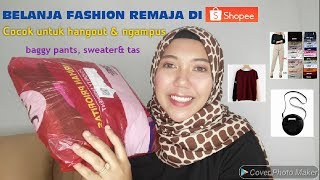 Shopee Haul Fashion Remaja Baju, Celana & Tas Yanie Kusnendar