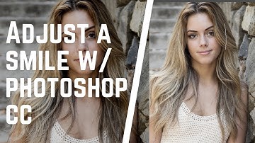 Photoshop CC 2019 - How to Adjust A Smile