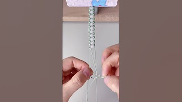 Simple Pearl Knotting Tutorial - Classic Design #diy #crafting #bracelets【DIY Bracelets】