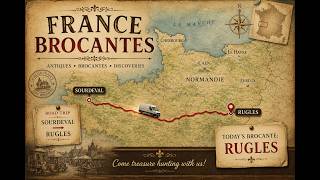 Rugles Antique Brocante Deballage Marchand Thrifting At A French Flea Market Vintage & Curiosities