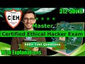 Certified Ethical Hacker (CEH v13) Certification Exam💯Test Questions 2026✅(Updated) | 312-50v13