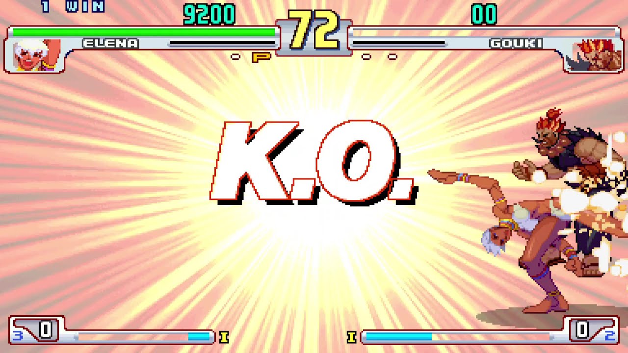 SFlll 3rd ELENA 100% Combo スト3 3S エレナ 十割コンボ - YouTube