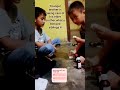 younger brother is taking care of his elder brother #your caring#lovely