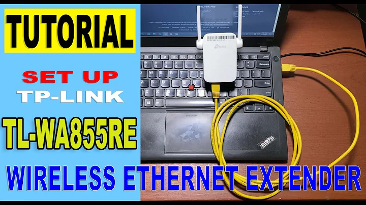 Set up TP-Link WA855RE as Ethernet Extender