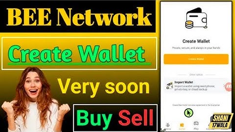 Urgent Create Bee Network Wallet 🙏 | Bee Network New Update | Bee Network Wallet