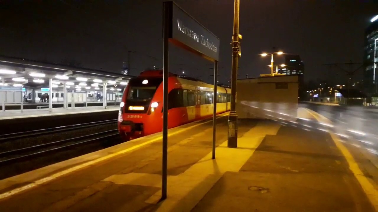 14WE znów w ruchu liniowym! Odjazd 14WE-08 + 14WE-09 ze stacji Warszawa Zachodnia późnym wieczorem