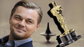 Leonardo Dicaprio Spinning The Kreisel After Winning The Oscars 2016 Best Actor