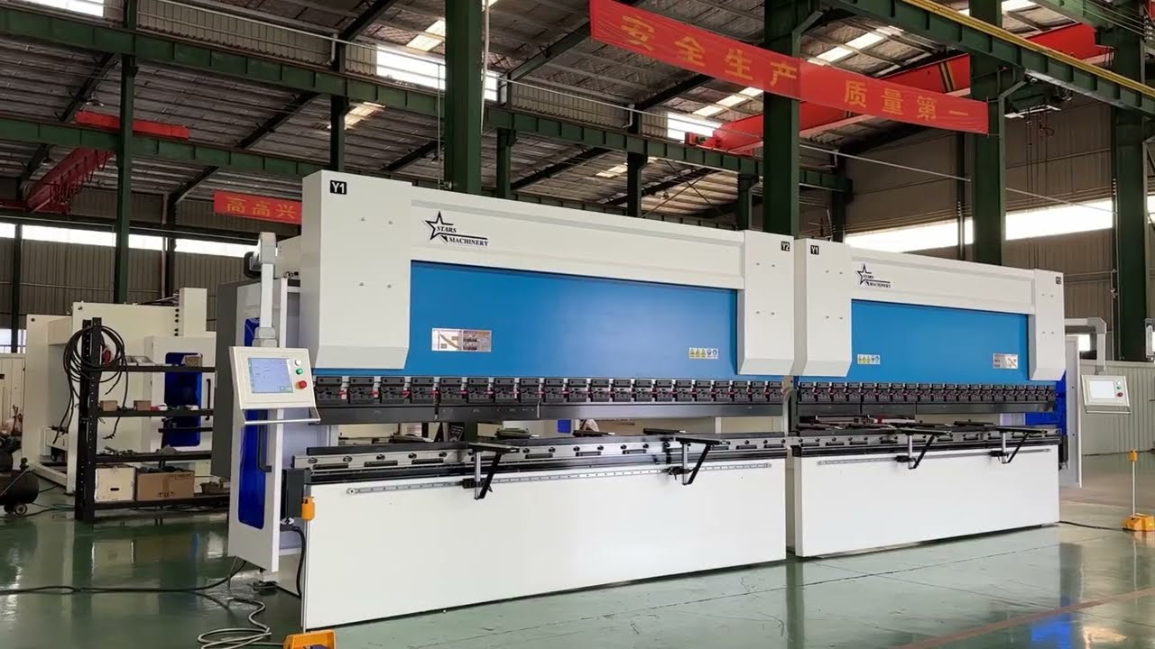 STARS MACHINERY CNC Tandem press brakes 2*PBS 135T4000  4+1Axis with Cybtouch 12