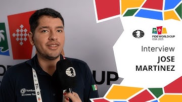 Interview with 🇲🇽 Jose Martinez | Game 1 | Round 4 | FIDE World Cup 2025