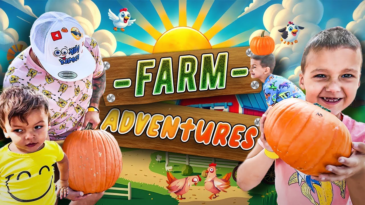 Farm Adventures for kids with Nikoo Family