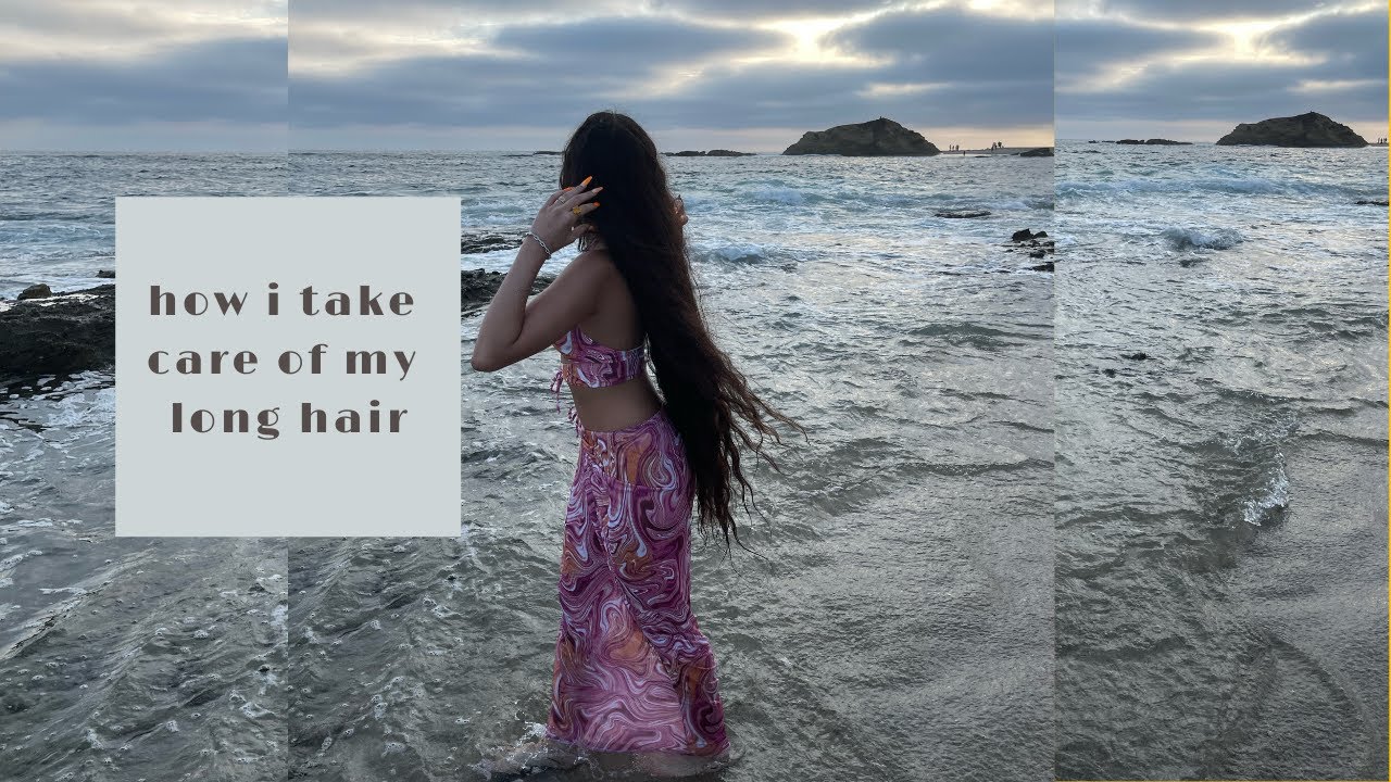 my hair care routine for long and healthy hair - YouTube