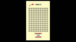 BRAIN IQ TEST / 23  GENUS TEST 99% FAIL WOW AMAZING