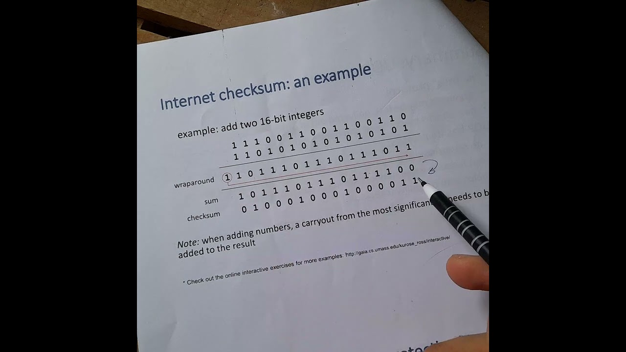 ما هو ال checksum