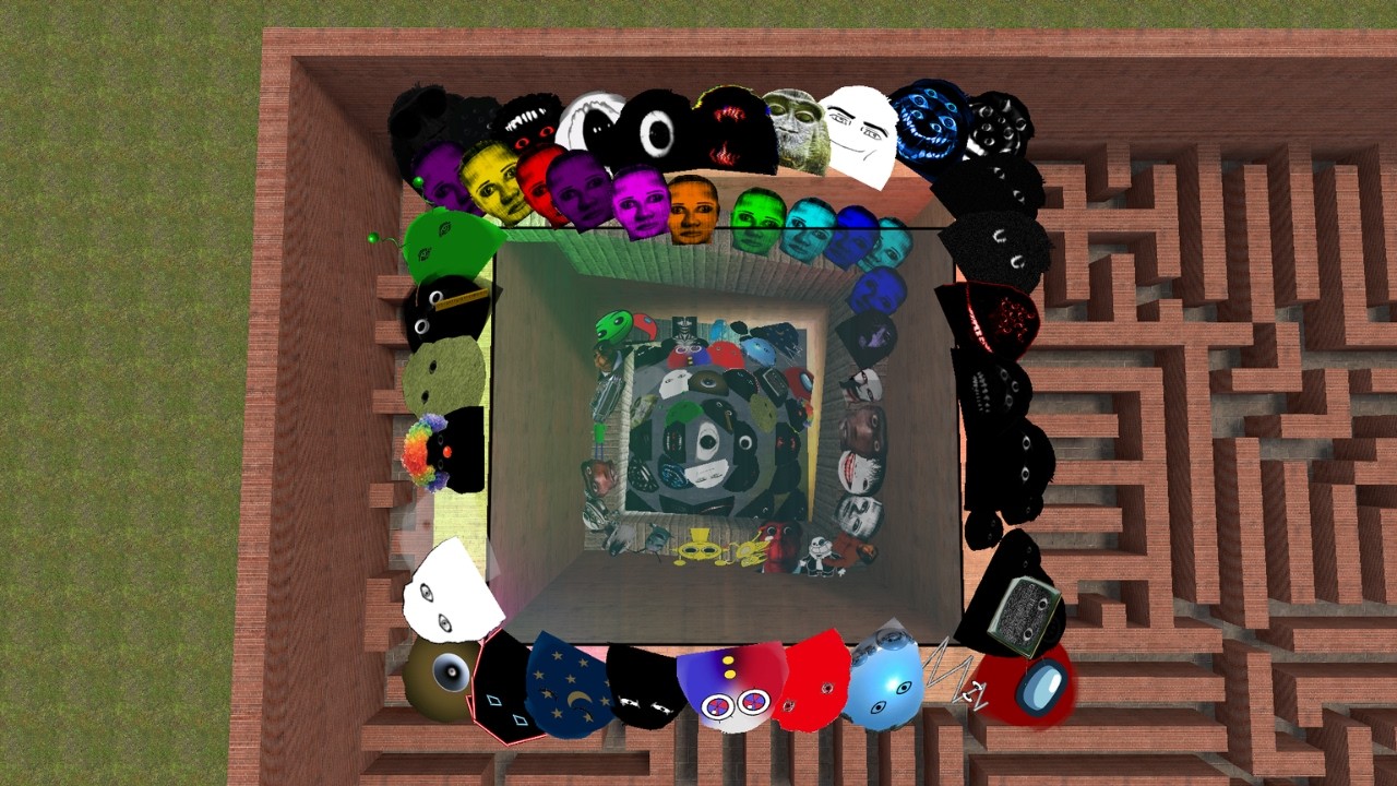 UNLIMITED COLORFUL SELENEDELGADO VS ANGRY MUNCI IN HOTEL GMOD #Gmod2.0 #NexTbotS