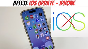 How to Delete iOS Updates Before Installing!