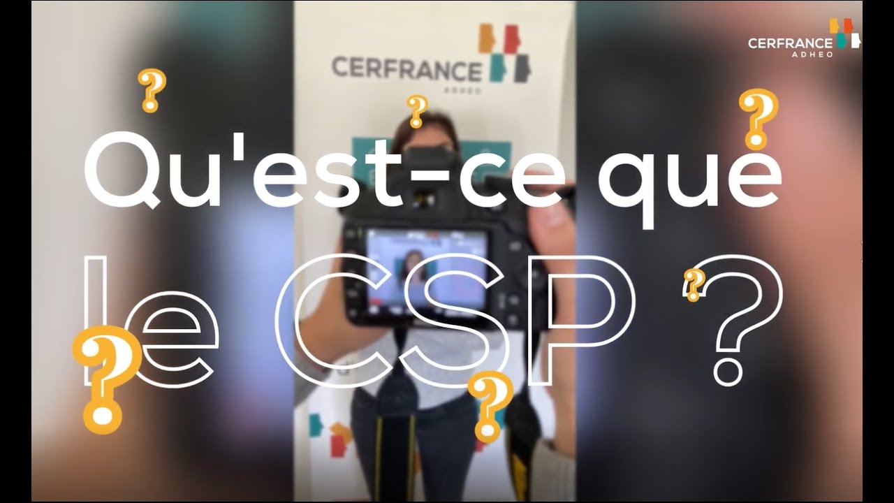 1 MINUTE POUR EN SAVOIR + | QU'EST-CE QUE LE CSP ?🧐💡