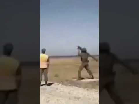 اطلاق بازوكا بالخطأ