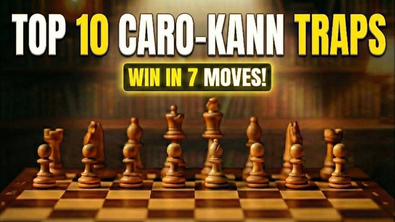 10 Caro Kann Opening TRAPS to Win FAST