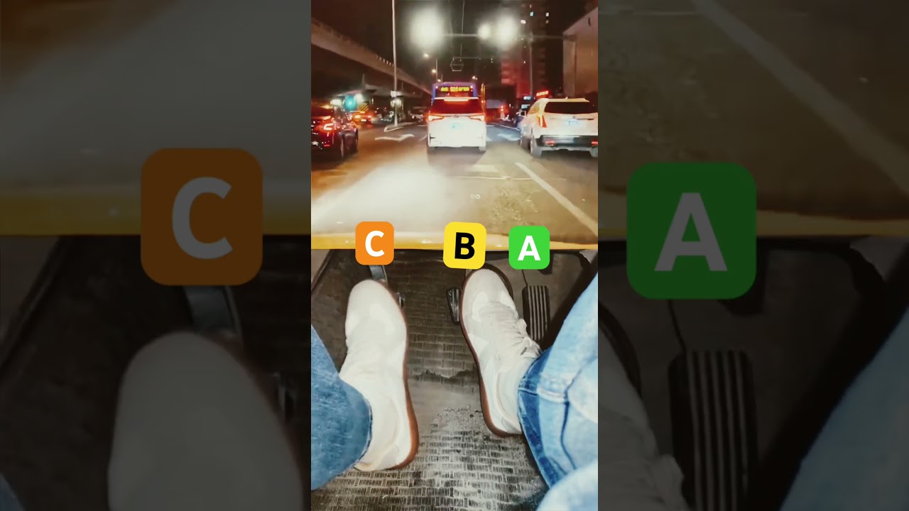 Demonstration of correct parking 