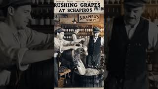 Vintage Kosher for Passover wine advertisement, Lower East Side, NYC. Reimagined with AI
