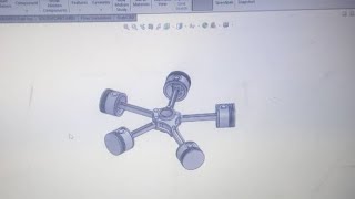 Assembly of a simple radial Engine.