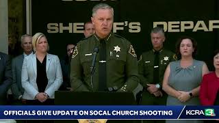 LIVE | Officials are giving an update after the deadly shooting at an Orange County church.