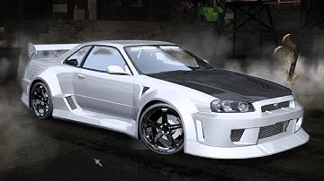 INSANE Nissan Skyline R34 GTR Customization! 🔥| NFS Most Wanted Redux