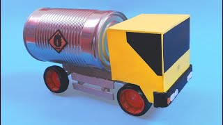 How to make a truck with recycled materials