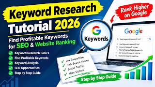 Keyword Research Tutorial 2026 | Find Profitable Keywords for SEO & Website Ranking
