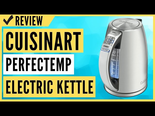 Cuisinart CPK-17 PerfecTemp 1.7-Liter Stainless Steel Cordless Electric  Kettle