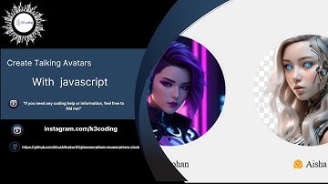 Talking AI Avatars Using HTML, CSS & JavaScript
