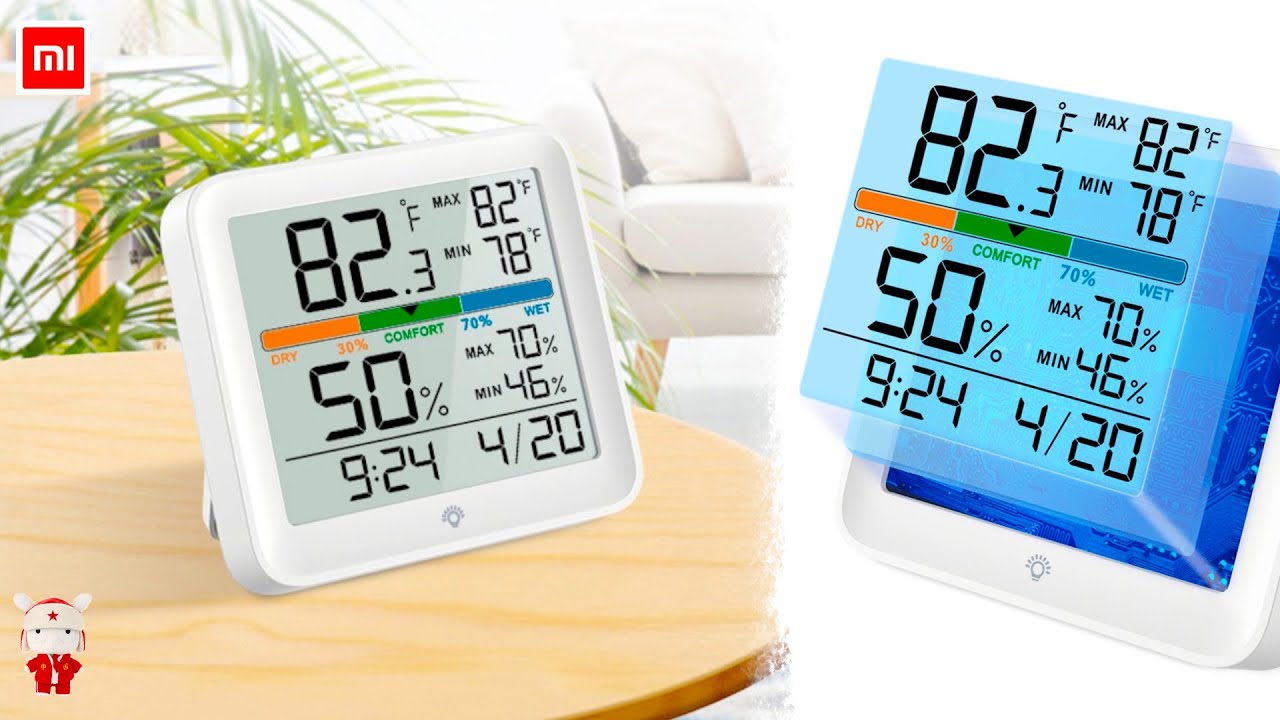 Xiaomi Smart clock temperature and humidity meter: full