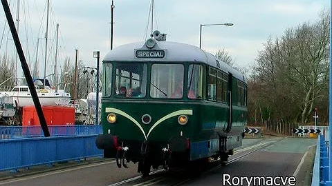 A Railbus on the Ribble Steam Railway 20/02/13