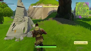 Fortnite epic hacker kills everyone in a few seconds