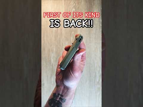 Very First Knife Of Its Kind - Is Back!! Wait Until You See This Blade!