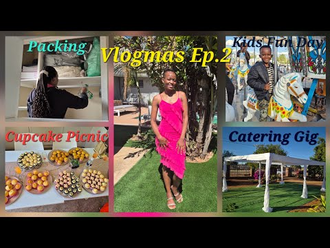 VLOGMAS EP.2 | Moving Out Vlog|Kids Fun Day|Catering Gig 🥘|Cupcake Picnic 🧁 #movingoutvlog #vlog 