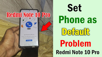 How to solve set phone as default in redmi note 10 pro 100% problem solution