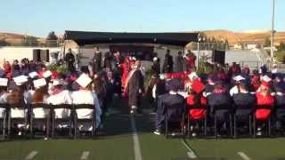 Time Lapse Presentation of Diplomas at the Dublin High School Commencement 2015