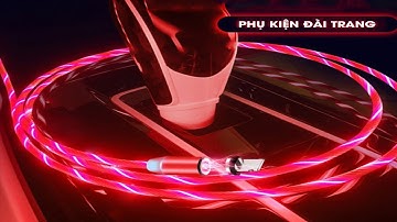 Dây sạc điện thoại PHÁT SÁNG nam châm | Video thực tế