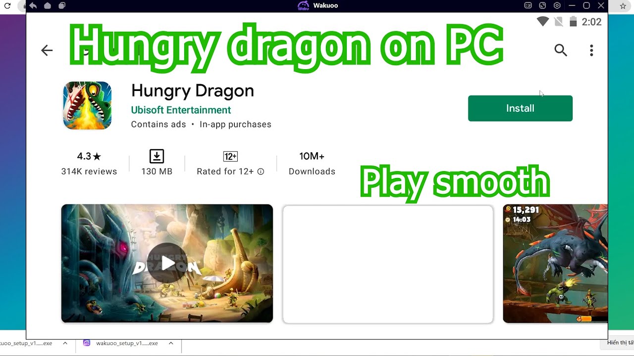 Hungry dragon on PC  - How to download & play on Windows/ Laptop Smooth