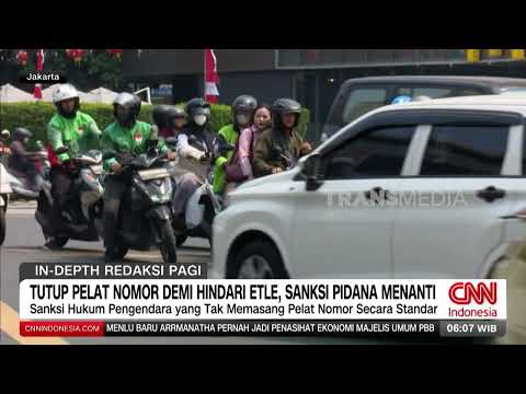 Covering License Plates to Evade ETLE, Criminal Sanctions Await | REDAKSI PAGI (10/02/26)