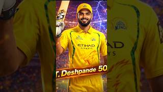 T. Deshpande Smashed 50* #cricketgame #ipl #csk