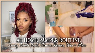My Relaxing At Home Pamper Routine! Feminine Hygiene, Luxury Bath Routine, + More | Naturally Sunny
