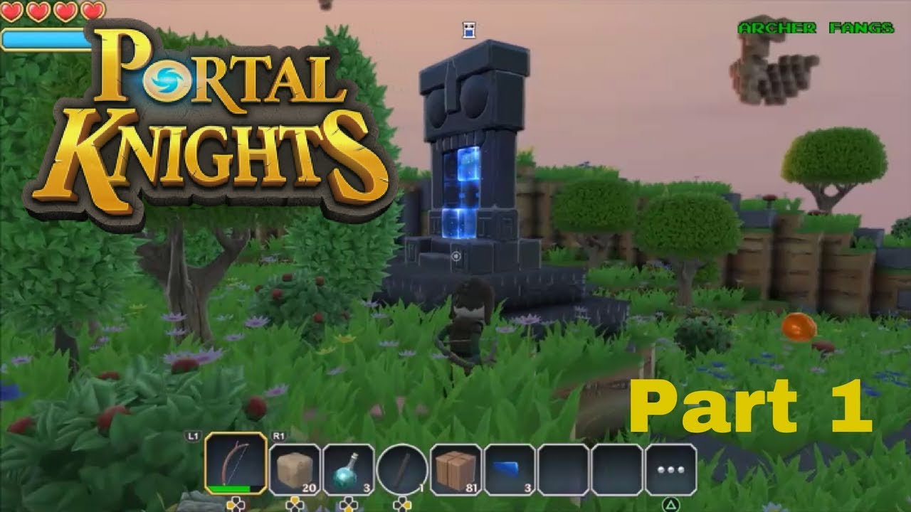 Portal Knights PS4 Walkthrough as Ranger: Part 1: The Ranger