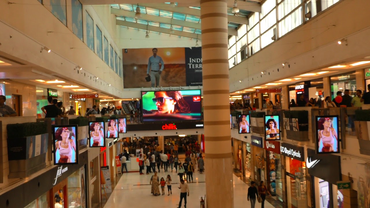 LED Video Screen at DLF Place Saket  Mall - Owned By Skycom