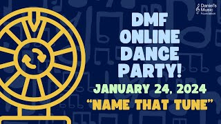 Name That Tune Online Dance Party on January 24, 2024
We invite you to enjoy a replay of the Name That Tune Dance Party, hosted on the DMF Online Community on January 24, 2024.
To register for upcoming DMF Online Live Events, click the link below:
https://www.danielsmusic.org/virtualcommunity/live-events
To view previous DMF Online Live Events: https://www.youtube.com/playlist?list=PLlXPtaw2ijNAPW0Wo9igWpdyH5o0YJbd_
Follow Us/Like Us/Subscribe:
Facebook: https://www.facebook.com/danielsmusicfoundation/
Instagram: https://www.instagram.com/dmfmusic/
Twitter: https://twitter.com/DanielsMusicFdn
YouTube: https://www.youtube.com/channel/UCp30ob_W2ec2ok8mfitep8A
Want to Get More Involved in DMF? https://www.danielsmusic.org/forms/volunteer-interest
About the DMF Online Community:
The DMF Online Community was launched on May 15, 2020. A place where individuals of all abilities can connect, engage, and celebrate the joy of music together. It is broken out into three areas: A) DMF On-Demand is a resource for fun, interactive, recreational music, movement activities, and more. B) Virtual Live Events are a way to keep everyone connected through music, regardless of where they are or what’s happening in the world. C) Virtual lessons and small group classes provide an opportunity for more individuals to experience the joy of music, in the comfort of their own homes at an affordable price. https://www.danielsmusic.org/virtualcommunity
About Daniel’s Music Foundation:
DMF was founded in 2006 to empower individuals with developmental and physical disabilities by combining music programs with community and socialization. We believe in inclusion, diversity, and the indelible ability of all individuals to creatively express their best selves. https://www.danielsmusic.org/
#virtual #danceparty Name That Tune Online Dance Party on January 24, 2024